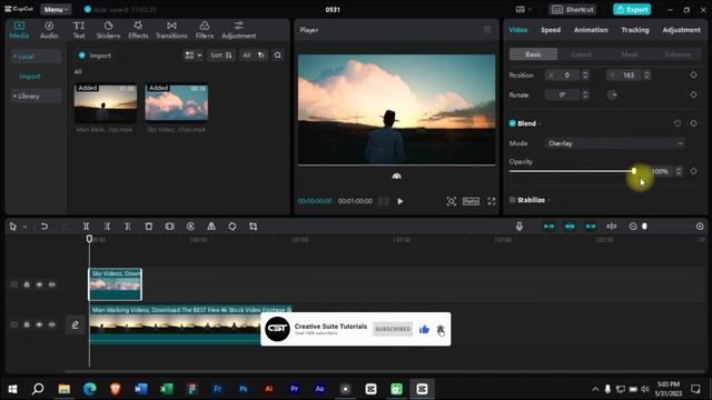 How to Use Blending in Capcut PC | Capcut Blending Part 1 | Capcut Tutorials Ep. 11| смотреть онлайн