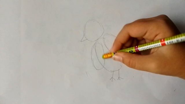 Как легко и быстро нарисовать птицу смотреть онлайн