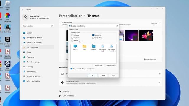How To Show Desktop Icons On Windows 11 - Full Guide смотреть онлайн