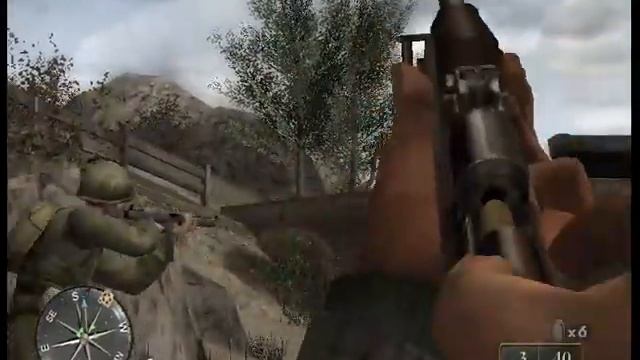 Call of Duty 2 Big Red One Chapter 7: Piano Lupo Hard смотреть онлайн