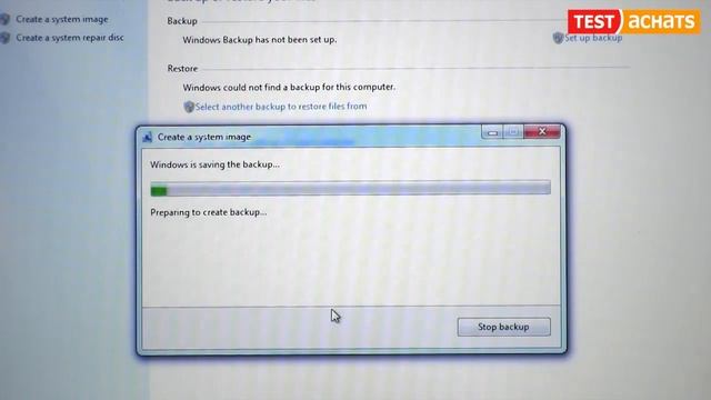 Comment faire un backup avec Windows 7 смотреть онлайн