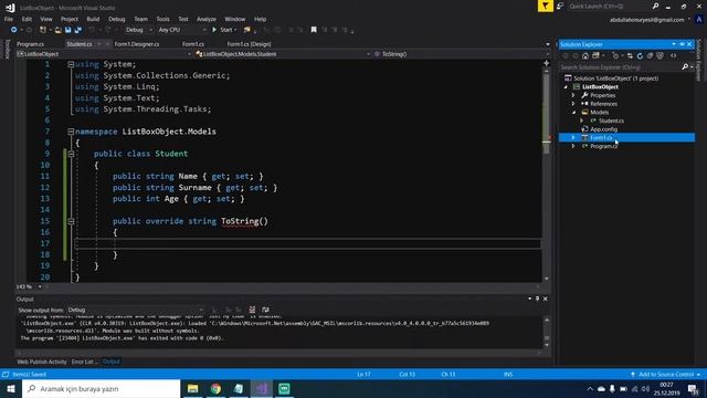 C# Listbox Object смотреть онлайн