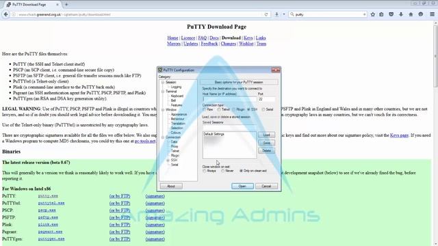 SSH Terminal Login into a Remote System from Windows using Putty смотреть онлайн