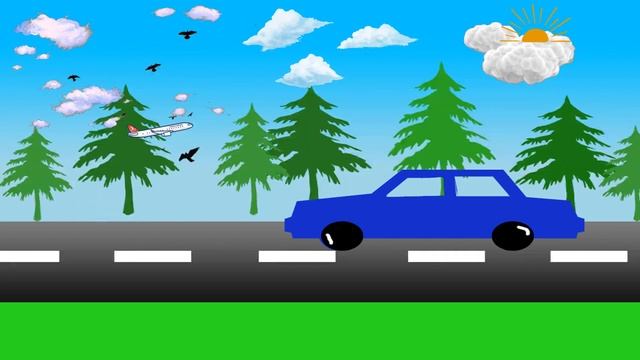 Best Animation Powerpoint 2019 | The Car Driving Animated On Powerpoint смотреть онлайн