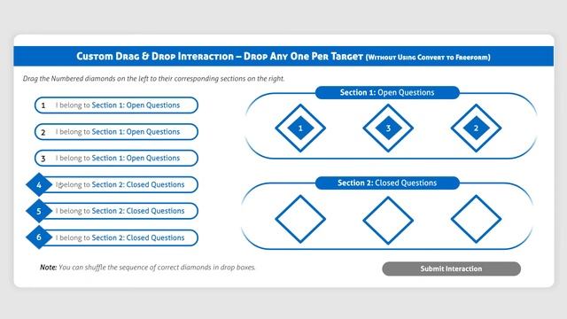 Custom Drag Drop Quiz in Storyline 360 смотреть онлайн