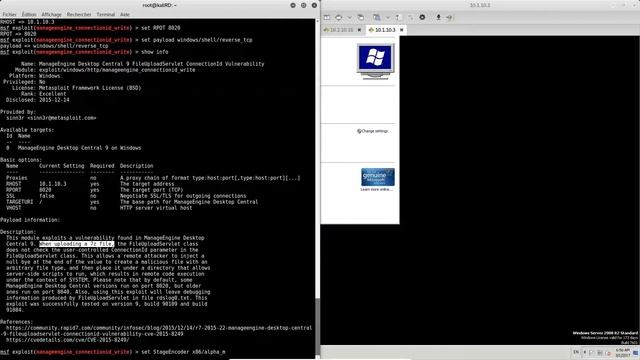Gatewatcher - Détection shellcode Windows Server 2008R2 смотреть онлайн