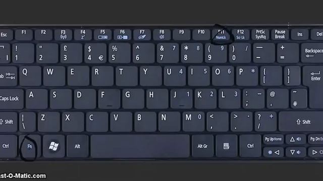 Como desbloquear los números de tu teclado portátil. смотреть онлайн