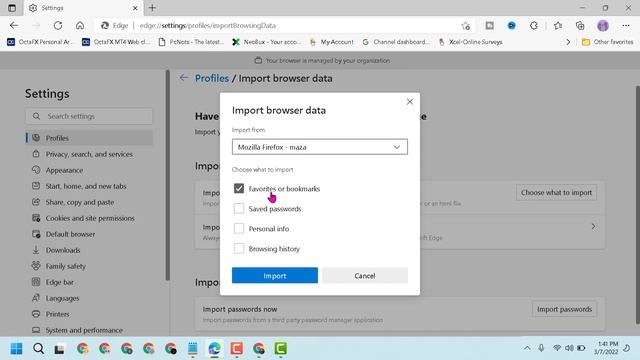 How to Import Firefox Bookmarks into Microsoft Edge in Windows 11 смотреть онлайн