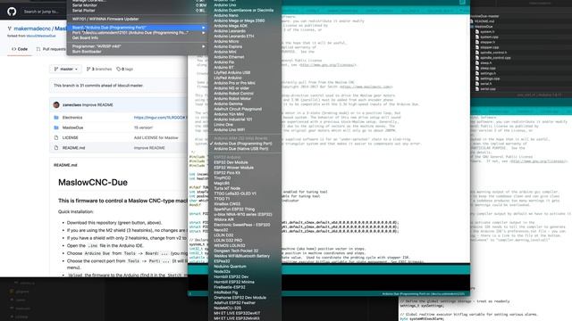 Installing the MaslowDue firmware (M2) смотреть онлайн