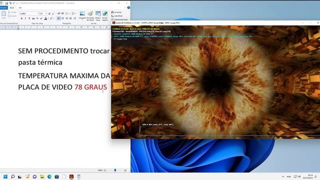 COMO DEIXAR SUA PLACA DE VÍDEO MAIS FRIA !!! PROCEDIMENTO AO VIVO COM RX 6600XT смотреть онлайн