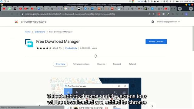 Add Free Download Manager extension to google chrome смотреть онлайн