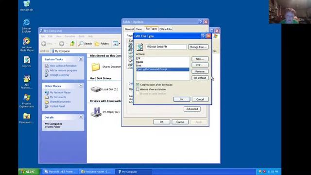 How to change file types in Windows XP смотреть онлайн