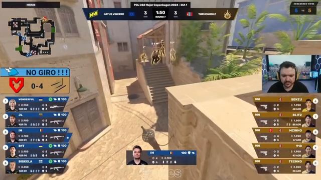 NAVI Vs The Mongolz PGL CS2 Major Copenhagen 2024 Dia 1