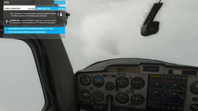 Boston under snow and emergency landing in Microsoft Flight Simulator Release version смотреть онлайн