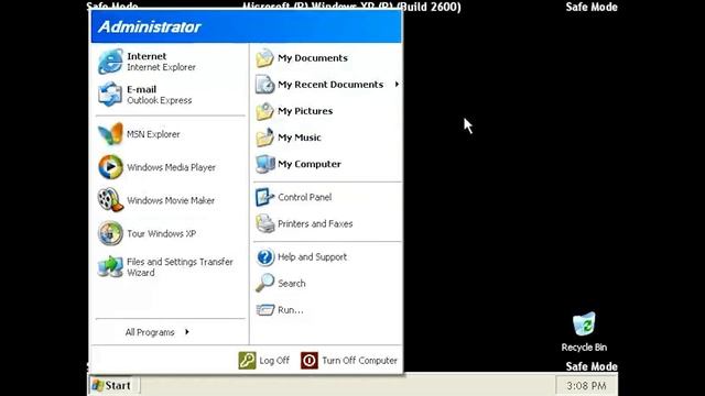 How to Boot Windows XP Into Safe Mode [Tutorial] смотреть онлайн