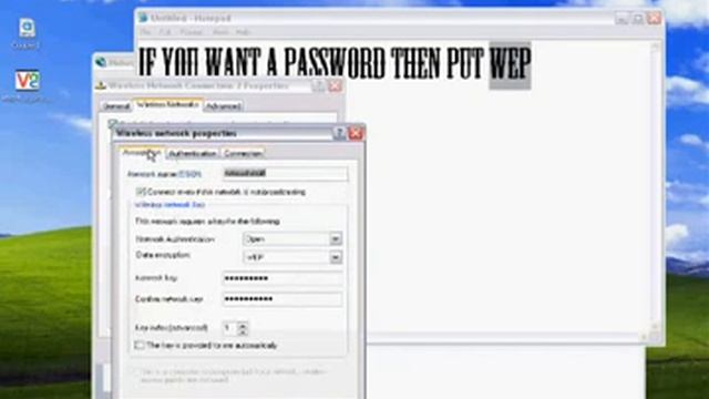 Set up an adhoc network on Windows XP смотреть онлайн