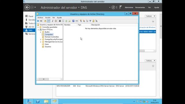 Windows server 2012 |configurar dominio y servidor web| ITTG смотреть онлайн