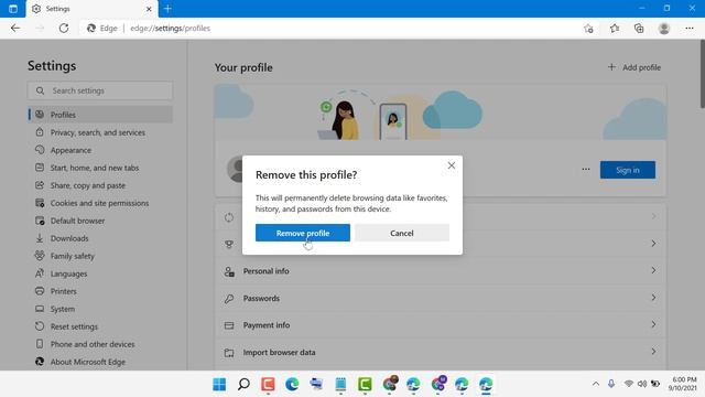 how to delete profile in microsoft edge смотреть онлайн