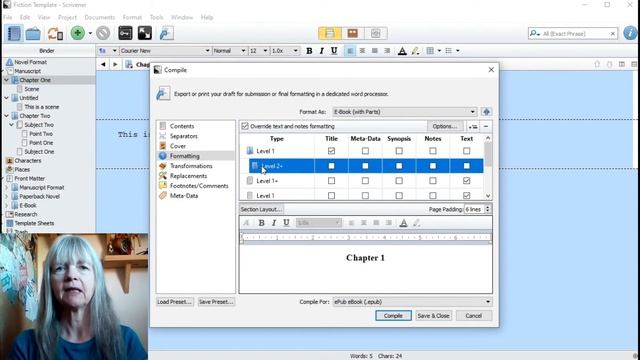 Scrivener 1 for Windows: Changing Your Compile Preset Template смотреть онлайн