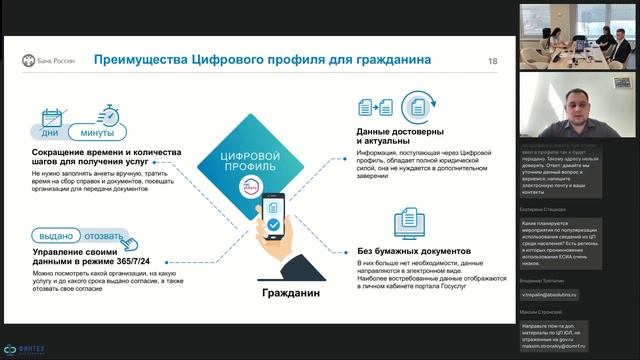 Применение инфраструктуры Цифрового профиля в финансовых организациях смотреть онлайн