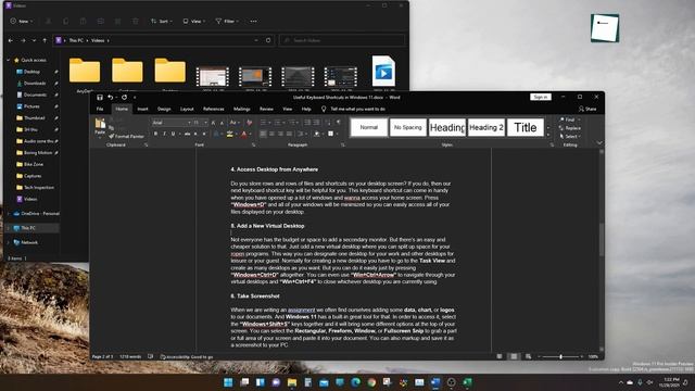 Best Useful and New Keyboard Shortcuts in Windows 11 смотреть онлайн