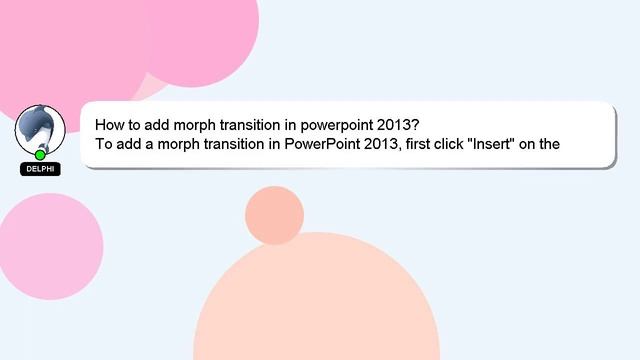 How to add morph transition in powerpoint 2013? смотреть онлайн
