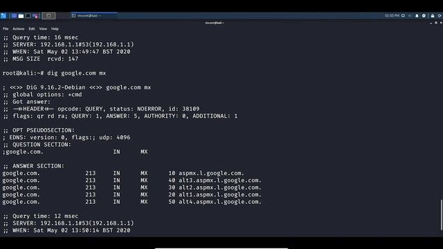 Dig Command Line In Kali Linux ( 2020) | Eduonix смотреть онлайн
