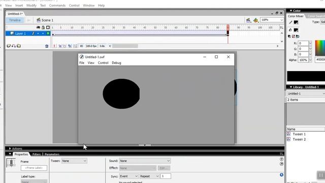 Bouncing Ball in Macromedia Flash 8 смотреть онлайн