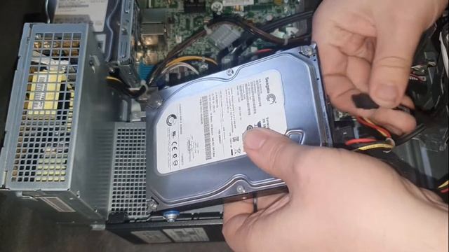 HDD change on HP Compaq 6200 pro small form factor смотреть онлайн