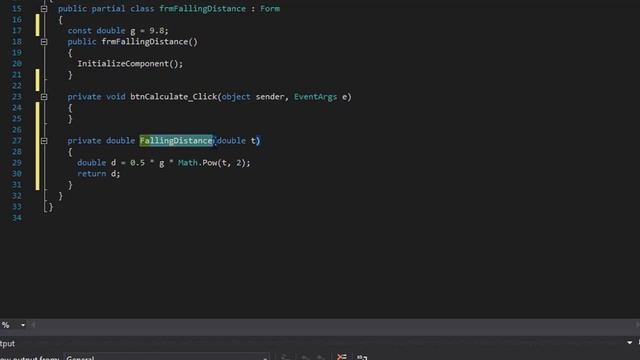 Starting Out With Visual C# - Falling Distance Calculator (Intro To Visual C#) - Windows Forms смотреть онлайн