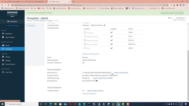 Sophos Encryption Recovery смотреть онлайн