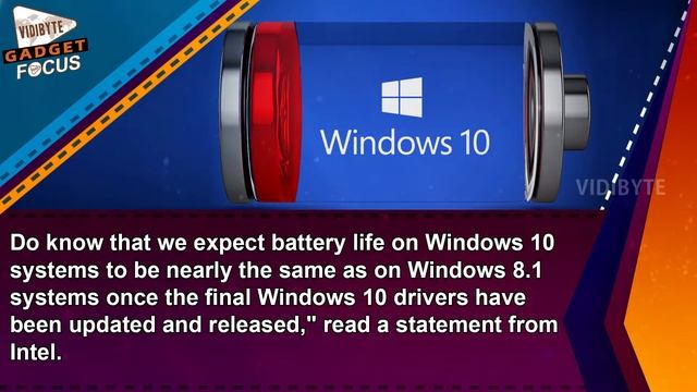 Microsoft Teams Up With Intel to Kill Windows 10 Battery Bug смотреть онлайн