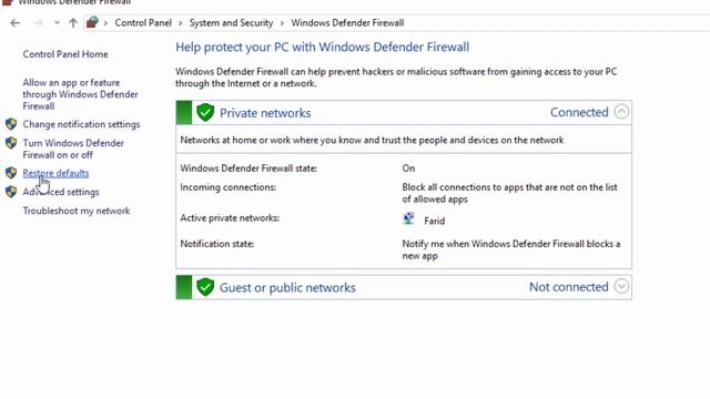 How to Disable or Enable Windows Defender Firewall in Windows 10 смотреть онлайн