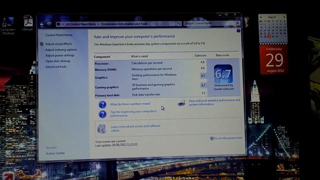 Toshiba Satellite Pro, Intel i5, 8GB RAM, SSD, Windows experience index смотреть онлайн