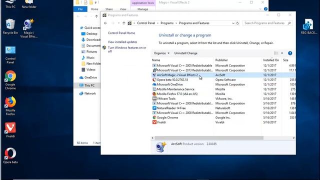 Uninstall ArcSoft Magic-i Visual Effects on Windows 10 Fall Creators Update смотреть онлайн