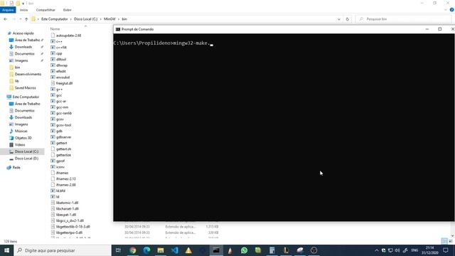 MakeFile no Windows. (MINGW) смотреть онлайн