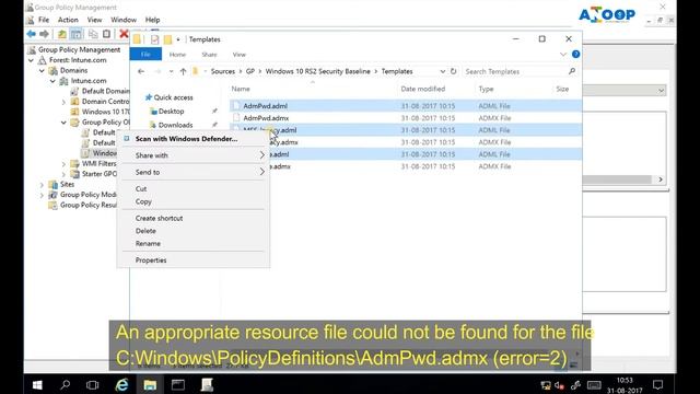 How to Configure Windows 10 Related ADMX ADML WMI Filter смотреть онлайн