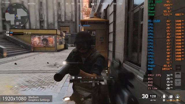 Call of Duty: Black Ops Cold War | GTX 1060 6GB | Ryzen 5 1600 смотреть онлайн