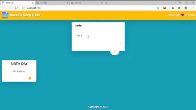 #4 Google Keep Note aap clone using React js. смотреть онлайн