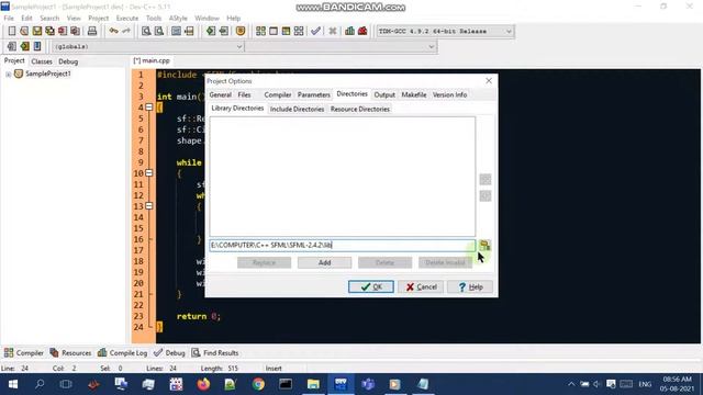 Configuring Dev C++ for SFML смотреть онлайн