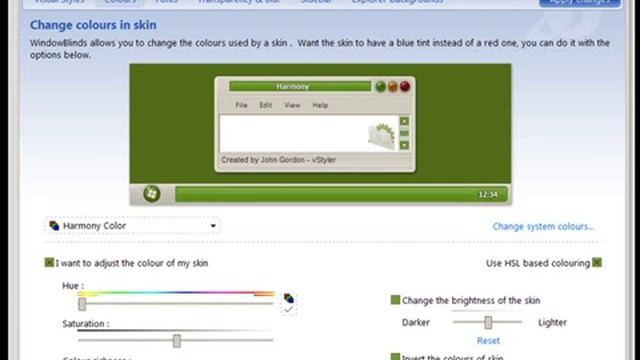 WindowBlinds 6: Color Presets Screencast смотреть онлайн