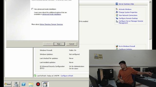Windows Server 2008 R2 - Active Directory Domain Services|DNS Server Installation смотреть онлайн
