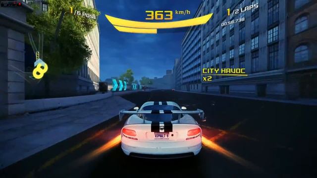 Asphalt 8: Airborne (PC) - Dodge Viper SRT10 ACR-X - Gameplay (1080p 60fps) смотреть онлайн