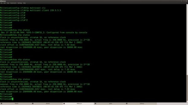 NTP (Network Time Protocol) lab in GNS3
