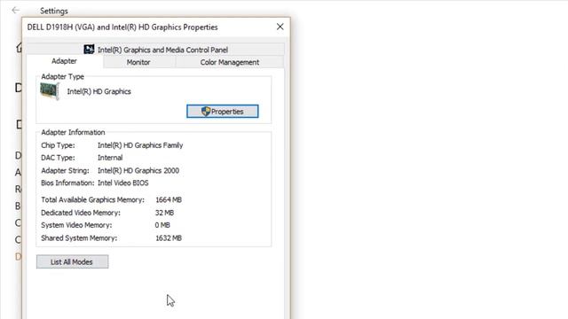 How to Get Display Adapter Properties on Windows 10 смотреть онлайн