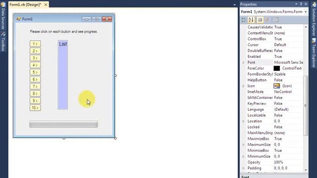 VB.NET Urdu Tutorial 30 - Progress Bar to show Application Progress in Visual Basic смотреть онлайн