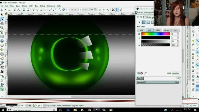 Imvu Eye Tutorial using Inkscape смотреть онлайн