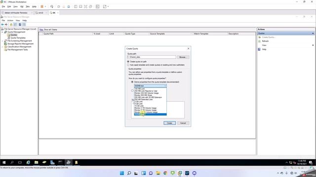 Setup File Server Resource Manager (FSRM) on Server 2016 смотреть онлайн