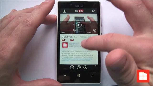 Análisis de la aplicación Youtube para Windows Phone en español | FAQsWindowsPhone.com смотреть онлайн