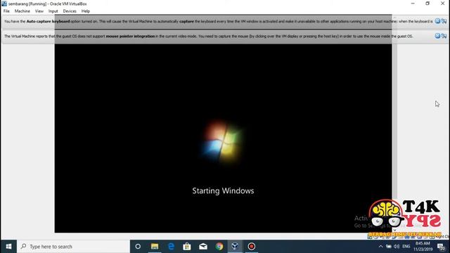 Tutorial Instalasi windows 7 menggunakan Virtualbox new смотреть онлайн
